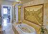 LUX Master Bathroom: Relax in this luxurious, jetted tub with some bath salts & sunshine!
