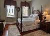 The 2nd floor Master Suite includes Queen bed, smart TV, HUGE walk-in closet & en suite bathroom.
