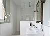 4th bathroom's Large walk-in shower & vanity