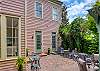 Courtyard is shared with Main & Carriage House guests.