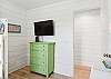 Smart TV & storage for twin bedroom