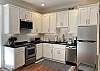 The Garden Suite's fully equipped kitchen
