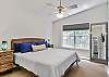 This is the master bedroom with king bed, en-suite bathroom and large walk-in closet.