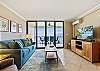 Brand new sliding doors with ocean view. Privacy screen out on lanai for shade in the afternoon if desired.