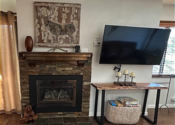 Propane fireplace