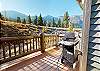 Gorgeous mountain views and private gas grill on deck