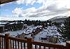 Amazing balcony views of the Sherwin Mountains.