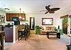 Ample lighting with an open layout