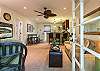 Open floorplan with plenty of seating