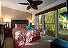 Plenty of natural lighting in the master bedroom