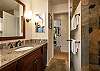 Bathroom across the hall from the master bedroom