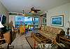 Living room with spectacular ocean view