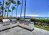 Delightful oceanfront BBQ Grill area