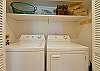 Utility pantry full size washer/dryer
