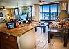 Tiled flooring, granite kitchen counter tops and elegant furnishings throughout
