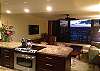 New large flat screen cable television provided in the living room