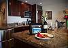 Charming kitchen is fully equipped