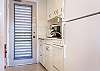 Fully appliance galley style kitchen