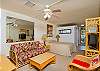 Flat screen TV, cable, DVD, and high speed free wifi provided