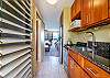 Newly remodeled kitchen features granite countertops