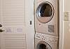 Free washer and dryer is in the unit to use at your convenience.