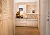 Spacious master bathroom