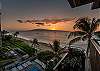 Spectacular sunset views from our lanai