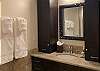 Gorgeous cabinetry in the master bathroom - room for everything you need