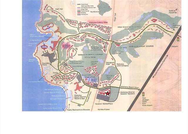Waikoloa Beach Resort Map