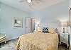 Guest bedroom on 2nd floor with queen bed
