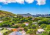 Diamond head and ocean view from private lanai