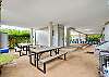 Unit A - outdoor picnic tables, BBQ and games