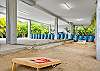 Unit A - outdoor picnic tables, BBQ and games