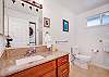 Unit A - second bathroom located off hallway