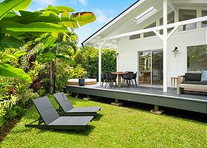 Beautiful backyard 