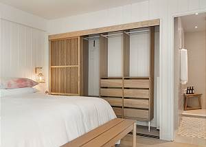 Master Suite Closet has plenty of space for everyone's clothes