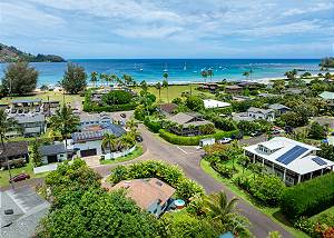 Aerial view of One Hanalei