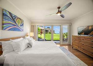 Ocean views from the master bedroom