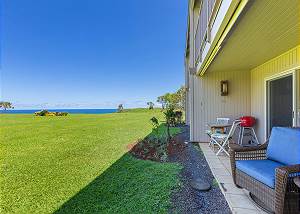 Enjoy the sun, the breeze and your morning coffee on the lanai