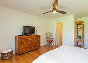 Master Bedroom includes a flat screen TV, ensuite full bathroom