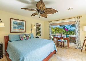 Master Suite with views of the ocean. 