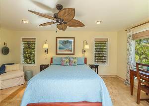 Master Bedroom with King Size Bed. 