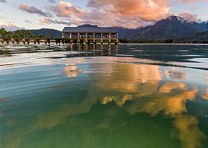 A short 5-7 minute walk from the iconic Hanalei Pier
