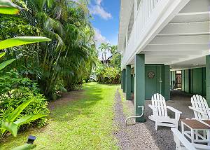 Enjoy all the tropical foliage at Hale Maile
