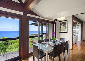 Panoramic views while dining