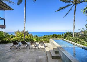 Enjoy the ocean views in the pool
