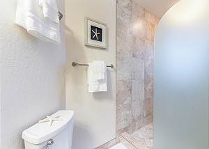 Luxurious spa like bathrooms