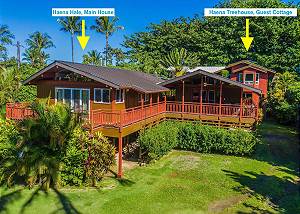 Location of Treehouse.  Two homes on one property.