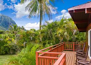 Sit on the lanai and enjoy a cup of coffee. 