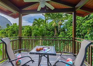 Covered lanai off the master bedroom.